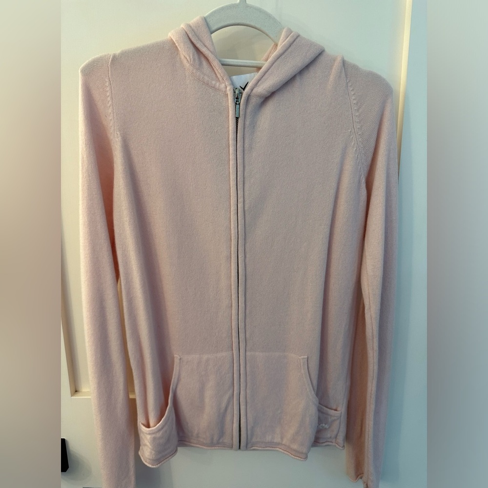 Banjo and Matilda light pink cashmere hoodie. Size L